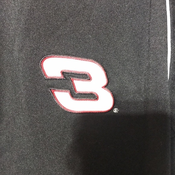 Chase Authentics Shirt Men S/M 1/4 Zip Pullover Black NASCAR #3 - Picture 2 of 11